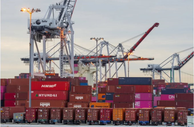 爆表!已檢測碼頭工人67%確診80%在LA/LB,美西港口擁堵雪上加霜——國際貨運資訊(圖1) 爆表!已檢測碼頭工人67%確診80%在LA/LB,美西港口擁堵雪上加霜——國際貨運資訊